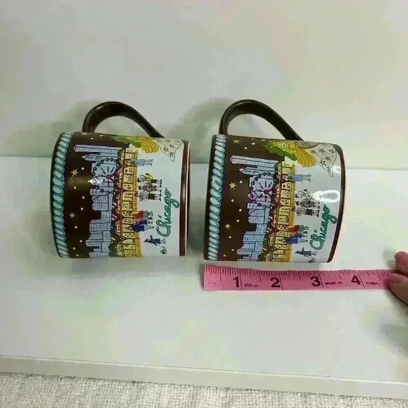 2018 Chicago Christkindlmarket German‎ Christmas Market Heart Shaped Mugs - Picture 7 of 8